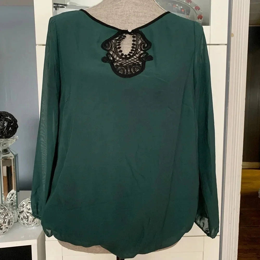 7th Avenue New York & Company Long Sleeve Blouse